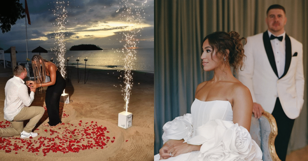 Dolphins’ Offensive Lineman Daniel Brunskill Ties The Knot With His Now- Wife, Tori Baldwin, One Year After Their Engagement!